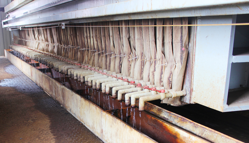 壓濾機(jī)使用現(xiàn)場